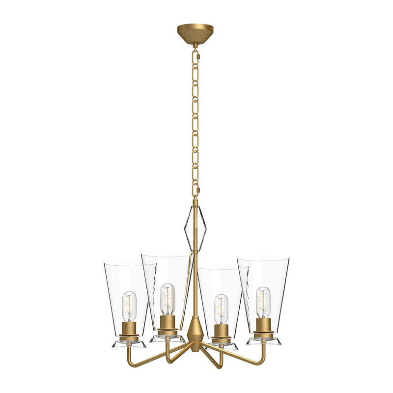 Salem Chandelier — Brushed Gold