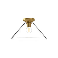 Salem Flush Mount — Brushed Gold