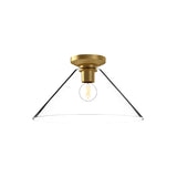 Salem Flush Mount — Brushed Gold