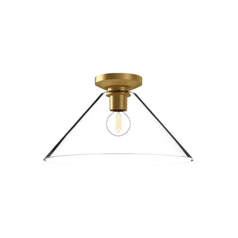 Salem Flush Mount — Brushed Gold