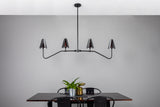 Salvador Chandelier Matte Black