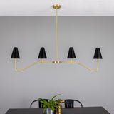 Salvador Chandelier - Satin Brass