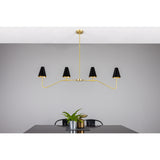 Salvador Chandelier - Satin Brass