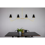 Salvador Chandelier - Satin Brass