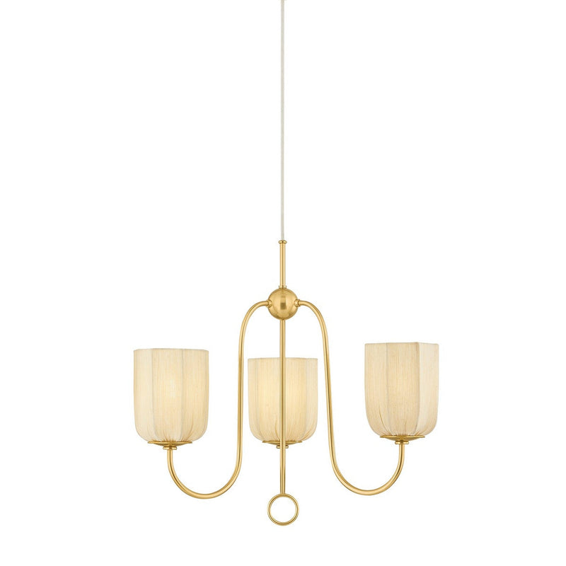 Samantha Chandelier - Aged Brass