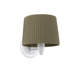 Samba Wall Sconce White and Green Ribbon by Faro Barcelona