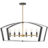 Sammi Linear Suspension Black By Lark Living - Side View4