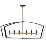 Sammi Linear Suspension Black By Lark Living - Side View5