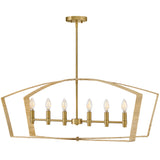 Sammi Linear Suspension Lacquered Brass By Lark Living