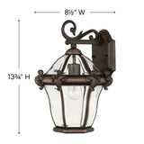 San Clemente Wall Mount Lantern