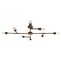 San Felipe 8 Arm Chandelier - Antique Brass
