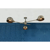 San Jose Flush Chandelier - Antique Silver