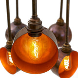 San Jose Modern Chandelier - Antique Brass
