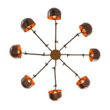 San Jose Modern Chandelier - Antique Brass