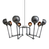 San Jose Modern Chandelier - Antique Silver