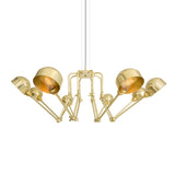 San Jose Modern Chandelier - Polished Brass