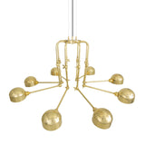 San Jose Modern Chandelier - Polished Brass