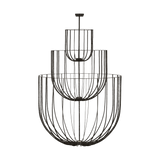 Sanchi Chandelier Aged Iron 3 Tiers By Visual Comfort Modern