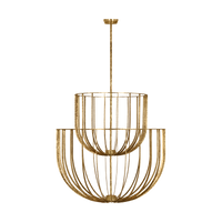 Sanchi Chandelier Polished Brass 2 Tiers By Visual Comfort Modern