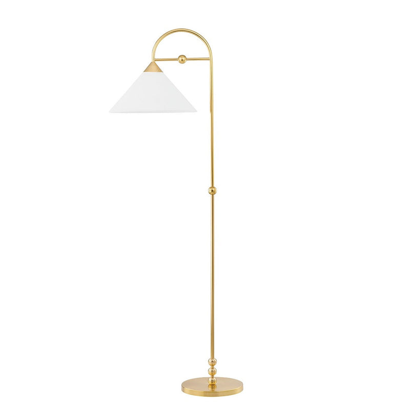 Sang Floor Lamp - Aged Brass