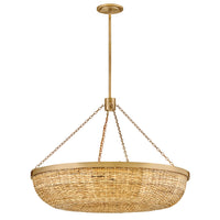 Sanibel Large Chandelier - Lacquered Brass - by Hinkley