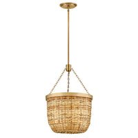 Sanibel Large Convertible Pendant - Lacquered Brass - by Hinkley