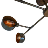 Santa-Anita 8 Arm Chandelier - Antique Brass