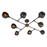 Santa-Anita 8 Arm Chandelier - Antique Brass