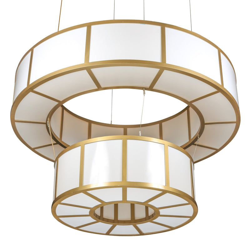 Santa Fe- 2 Tier Chandelier - Bronze