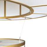 Santa Fe- 2 Tier Chandelier - Bronze