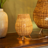 Saona Table Lamp - Indoor Only, beside the floor lamp
