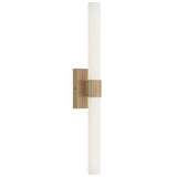 Sarco Vanity Light 30 Inch Satin Brass By Generation Lighting - Side View1