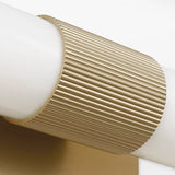 Sarco Vanity Light 36 Inch Satin Brass By Generation Lighting - Detailed View1