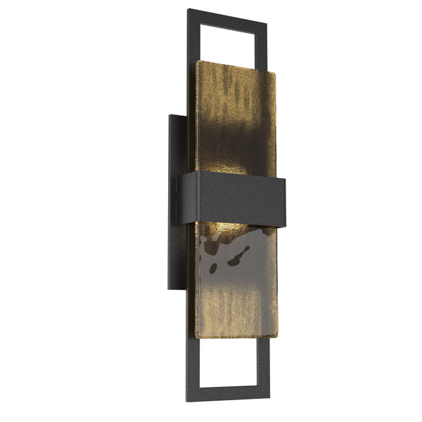 Sasha Outdoor Wall Light By Hammerton, Size: Small, Color: Bronze, Finish: Textured Black