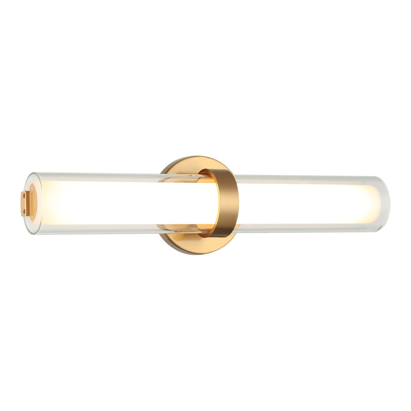 Satchie Wall Sconce 18 Inch Aged Gold Brass