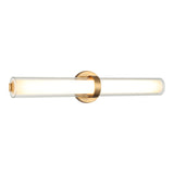Satchie Wall Sconce 24 Inch Aged Gold Brass