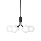 Satin Black/Opal Apiales 6 Pendant Light by Nuura