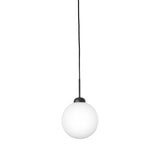Satin Black/Opal Large Apiales Single Pendant Light by Nuura
