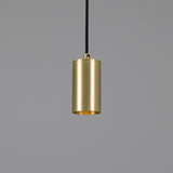 Satin Brass Evanston Brass Pendant Spotlight by Mullan Lighting