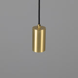 Satin Brass Evanston Brass Pendant Spotlight by Mullan Lighting