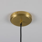 Satin Brass Evanston Brass Pendant Spotlight by Mullan Lighting Canopy