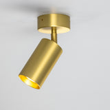 Satin Brass Evanston Single Ceiling Light By Mullan Lighting