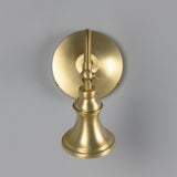 Satin Brass Kent Traditional Adjustable Spotlight by Mullan Lighting