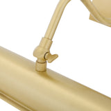 Satin Brass Small Dublin Picture Light By Mullan Detail View