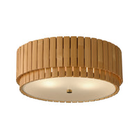 Satori Flush Mount Natural Aged Brass by Maxim Lighting