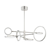 Saturn Chandelier - Polished Nickel by Hudson Valley