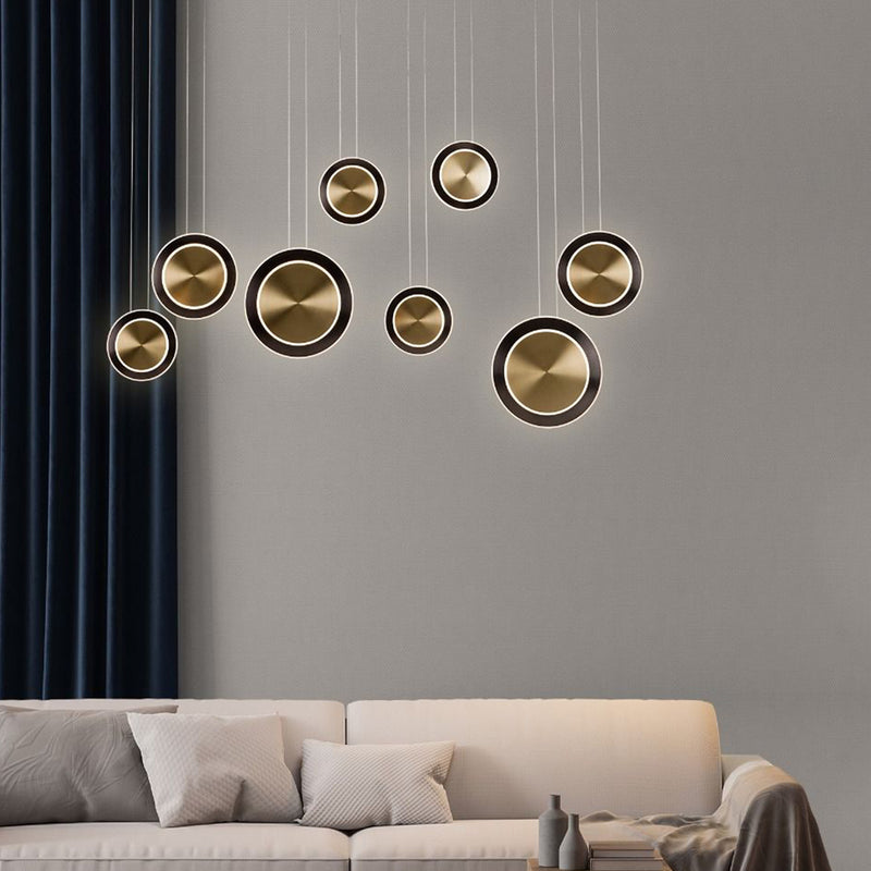 Saturn Linear Suspension By Page One 4 Light Lifestyle View