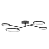Saturn Semi Flush - Old Bronze by Hudson Valley