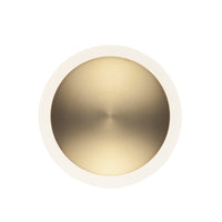 Saucer LED Flush Mount / Wall Sconce by ET2 - Black / Gold