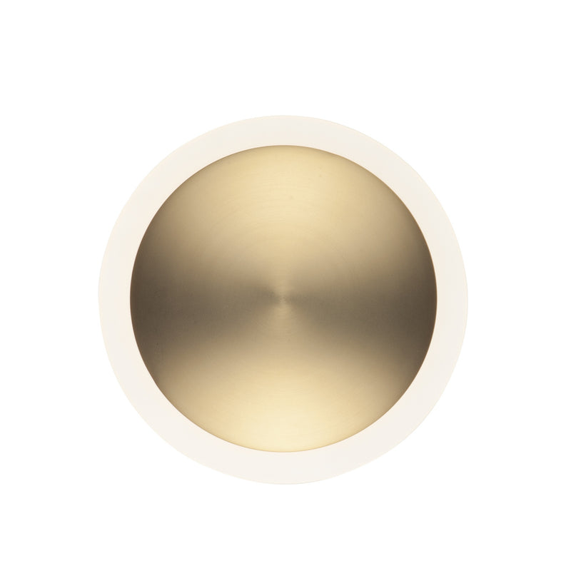 Saucer LED Flush Mount / Wall Sconce by ET2 - Black / Gold